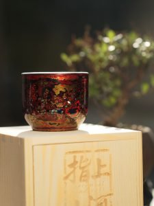 personal tea ritual cup detail