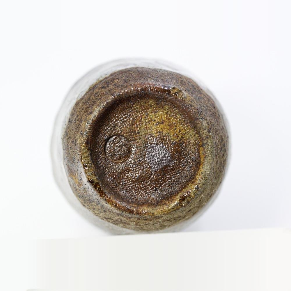 Shino Slip Wood-Fired Tall Teacup 5 hand-pinched ceramic teacup by You Shanzi