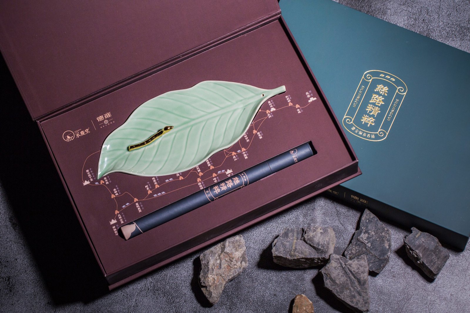 Han dynasty silkworm inspired ceramic incense holder detail Han dynasty silkworm inspired ceramic incense holder detail