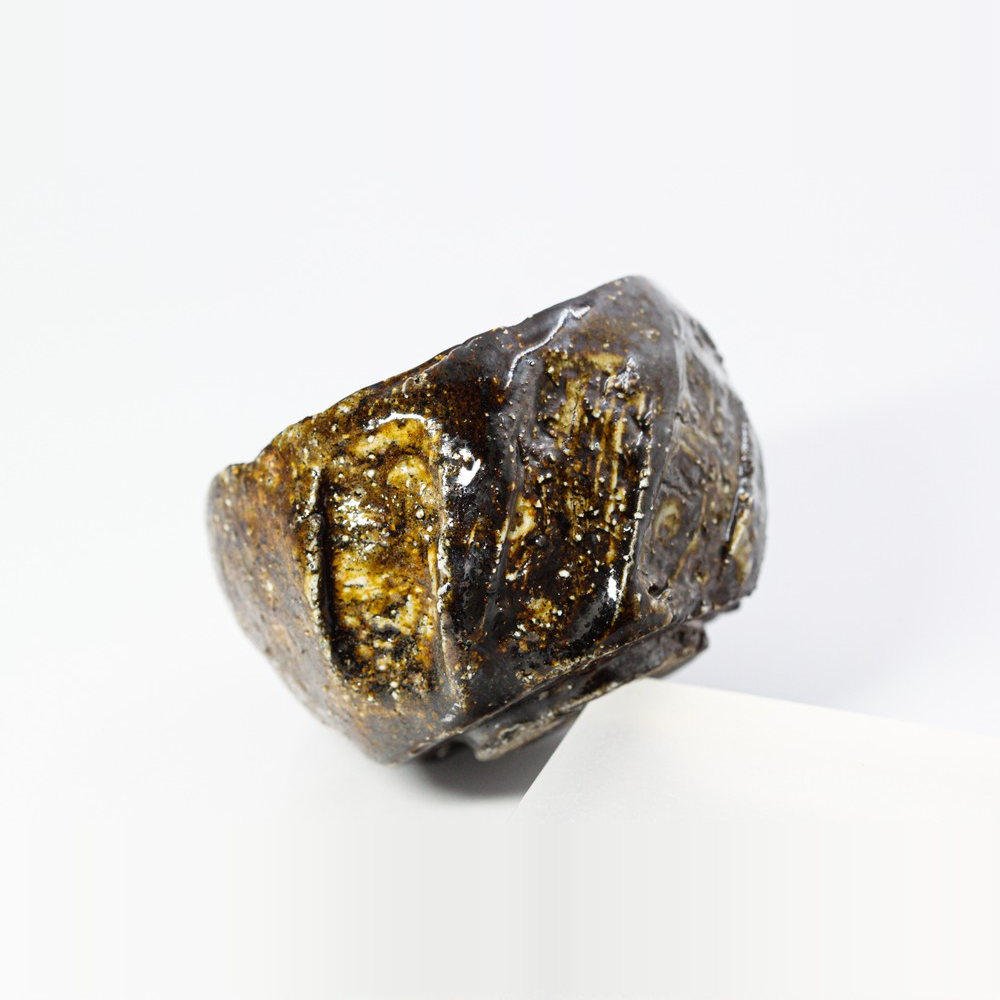 hand pinched stoneware tea cup hand pinched stoneware tea cup