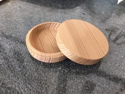 artisan carving wooden base for lacquerware