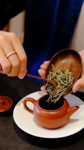 quiet solitary tea moment reflecting simplicity and awareness in daily life