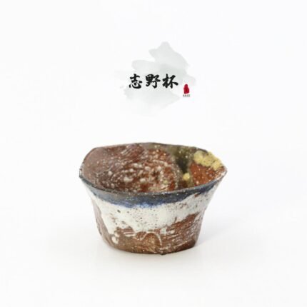 Handmade Shino Glaze Tea Cup Soft White Texture · Quiet Presence