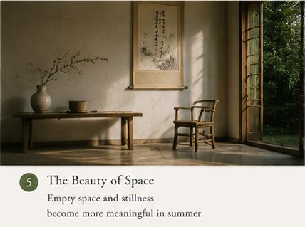 minimalist Eastern interior space reflecting Xiaoshu seasonal calmness